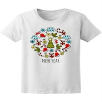 Novogodišnja božićna ikona majica Žene -Momage by Shutterstock, žensko veliko