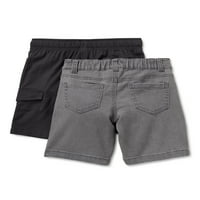 Traper kratke hlače i teret za dječake od 2 komada, veličine 4-10