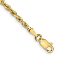 Četverostruka narukvica s lančićem od žutog zlata s dijamantima izrezanim u obliku karata