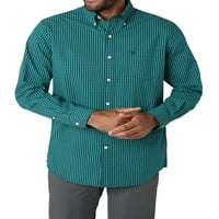 Muška tkana košulja dugih rukava od ekološki prihvatljivog materijala, jednostavna za njegu-veličine od 0 do 4