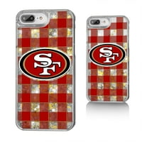 San Francisco 49ers iPhone Plaid Design Slitter futrola