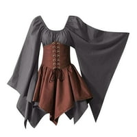 Ženska haljina za srednjovjekovnu renesansnu kostimiranu zabavu, viktorijanska gotička Vintage korzet haljina