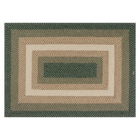 Pleteni tepih u obliku pravokutnika 27 45 - zeleni
