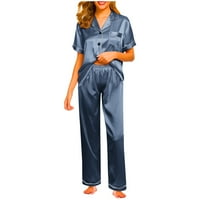 Žensko donje rublje spavaćica pidžama pidžama Set haljina odijelo za Donje Rublje satenska pidžama vrhovi i hlače