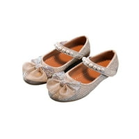 Avamo djevojčica Mary Jane Sandals Comfort Flats Bowknot haljina cipele Kids Princess Shoe Girls casual remen