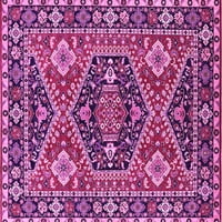 Ahgly Company zatvoreni pravokutnik Perzijska ružičasta tradicionalna prostirka, 4 '6'