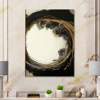 DesignArt Gold Glamour Wave II platno zidna umjetnost