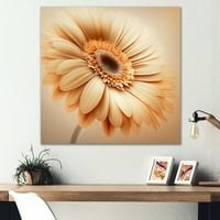 Designart Orange Gerbera Flower IV platno zidna umjetnost