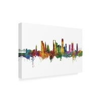 Michael Tompsett 'Riyadh Saudi Arabia Skyline' Canvas Art