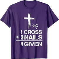 Majica s križnim noktima oprošteni kršćanski uskrsni darovi