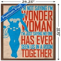 Stripovi-Čudesna žena-plakat na zidu s tajnim identitetom, 22.375 34