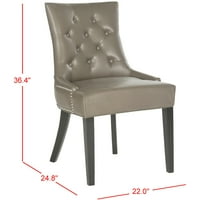 Prstenasta stolica od 2 komada od gline od 2 komada