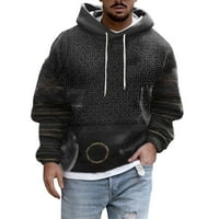 Dukserice za muškarce personalizirani poklon Retro Gospodin Punk dukserica s kapuljačom Muški džemper crni džemper