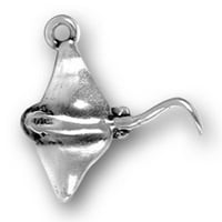 Sterling silver 18 Bo lanac 35 plutajući šišmiš ogrlica s privjeskom