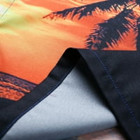 muške ljetne modne košulje u donjem rublju, ležerna bluza kratkih rukava na plaži na plaži