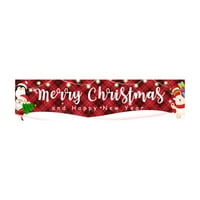 Sretan božićni transparent ukrasi Kabed za zatvoreni zid vanjskih ulaznih vrata božićni ukras