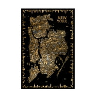 Rafael Esquer 'Glam Iconic Cities New York' Canvas Art