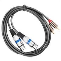 Audio kabel za priključke za priključke za priključke za mikser pojačalo dvostruki kabel za priključke za priključke