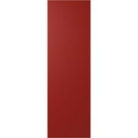 Ekena Millwork 18 W 38 H True Fit PVC dijagonalni sloj moderni stil Fiksni nosač, vatra crvena