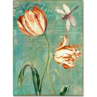 Zaštitni znak likovna umjetnost Tulips Ablaze I Canvas Art by Color Bakery