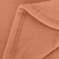 Dezsed Womens vrhovi i bluze modne čvrste boje okrugli vrat naklonjen dugim rukavima harajuku košulja pulover