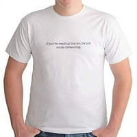 bijela majica za muškarce za muškarce sa zabavnom karantenom socijalnog distanciranja