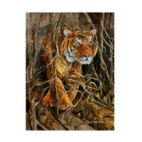 Eileen Herb-Witte 'Intenzivni Tiger 2' platno umjetnost
