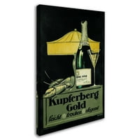 Zaštitni znak likovna umjetnost 'šampanjac jastoga' platna umjetnost by vintage Apple Collection