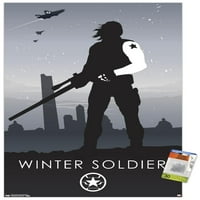Comics Comics-Zimski vojnik-minimalistički zidni poster, 22.375 34