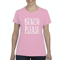 Ženska majica kratkih rukava - plaža, molim