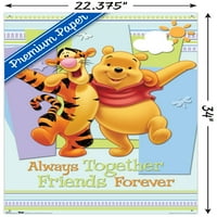 Zidni plakat Vinnie Pooh - Pooh i Tiger s gumbima, 22.375 34