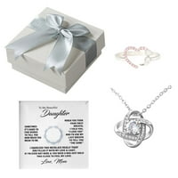 Ogrlica Coulosego, Elegantni prsten od rhinestona, nakit od legure, dnevni dodaci, prsten personalizirani poklon