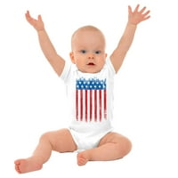 Okomita nevolja američka zastava Romper Boys ili djevojčice dojenčad Baby Brisco Brands 6M