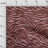Oneoone pamučni poprilin maroon tkanine kože za prešivanje životinjskih pričvršćivanja tkanina za šivanje po dvorištu