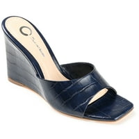 Zbirka Journee Womens Vivvy Tru Comfort Pjena klizanje na otvorenom kvadratnom sandalama s prstima