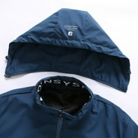Muškarci jesen i zima ležerna solidna jednostavna kaputa sportski patentni zatvarač leteća jakna za bejzbol odjeća