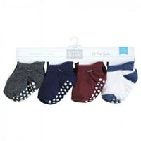 Neklizajuće čarape za novorođene dječake, a. k. a., plava, Bordo, 4-za malu djecu