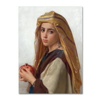Zaštitni znak likovne umjetnosti djevojka s šipakom, ulje na platnu Botticelli