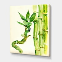 DesignArt 'Šuma grana bambusa vi' tropska platna zidna umjetnička tiska
