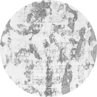Ahgly Company Unutarnji krug Sažetak sive prostirke moderne površine, 6 'krug