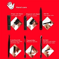 Gerich Manicure Set Pedikura alati i škare za nokte Profesionalni nehrđajući čelik