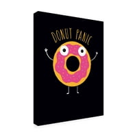 Michael Buxton 'Donut Panic' Canvas Art