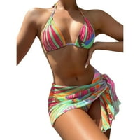 Ženski kupaći kostimi u kupaćem kostimu, ženski Kompleti za tijelo sa svježim printom, bikini kupaći kostimi,