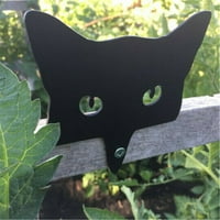 Novi ljubimac mačka ograda Peeper dvorište vrt prozor Kip ukras