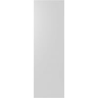 Ekena Millwork 15 W 70 H True Fit PVC Horizontalna slojeva uokvirena modernim stilom Fiksni nosači, crne