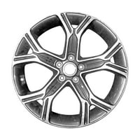 8. Stražnji obnovljeni OEM aluminijski legura kotača, strojni i tamni ugljen metalik, fits - Kia Stinger