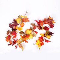 Gespout Dan zahvalnosti jeseni simulirani maple list vijenac ukras za dom, jesenski atmosferski ukras, ukrasi