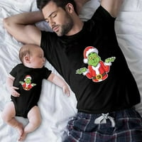 Božićna popularna obiteljska majica s okruglim vratom, majica s božićnim poklonom za žene i muškarce, majice kratkih