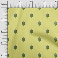 + rajonska šifonska žuta Tkanina sa sitnim cvjetovima i točkicama, Uradi Sam tkanina za prošivanje odjeće, tiskana