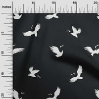 Jednokratna pamučna Poplin Keper tkanina U crnoj boji, Pribor za šivanje ptica, tkanina za šivanje širine dvorišta